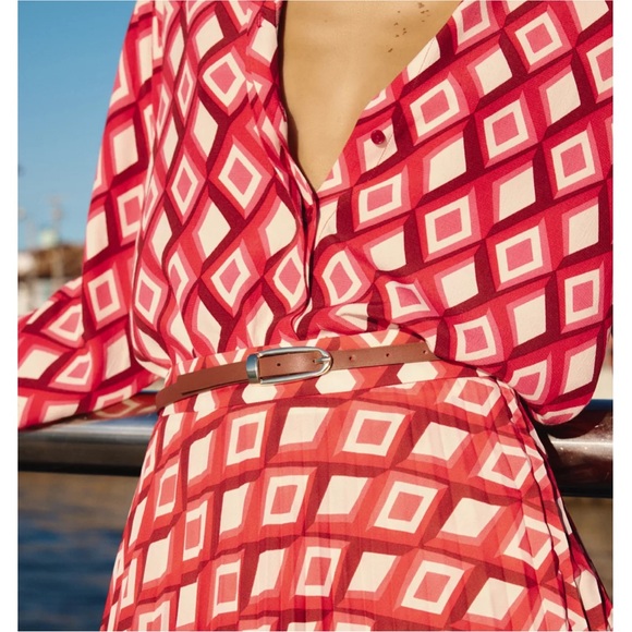 Geometric Patterned blouse - Picture 3 of 6